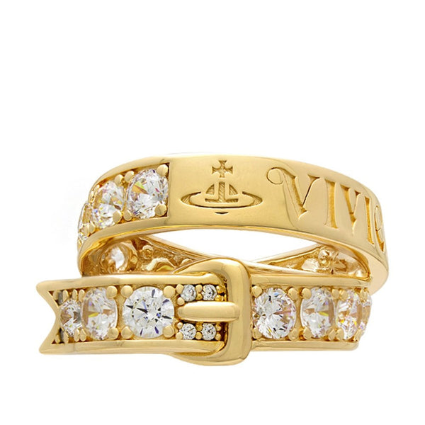 Vivienne Westwood New Belt Ring - Luxury Designer Jewelry Online