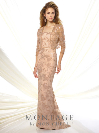 Flora Two Piece Lace Gown -Montage By Mon Cheri- Nadia S Evening  - 1