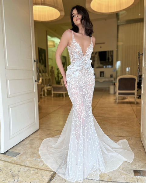 23-P03 by Berta Privee – Romantic Mermaid Wedding Gown